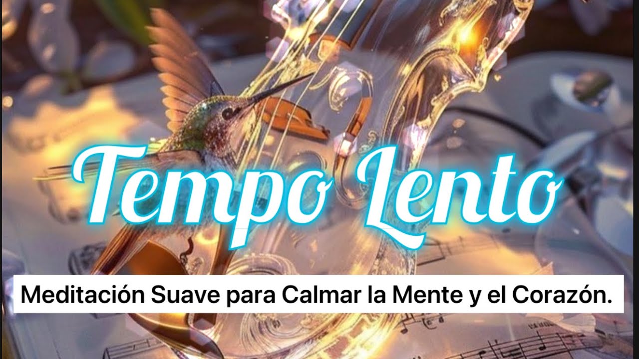💝 Meditación guiada de Paz Profunda y Descanso Mental / LENTO, SUAVE!