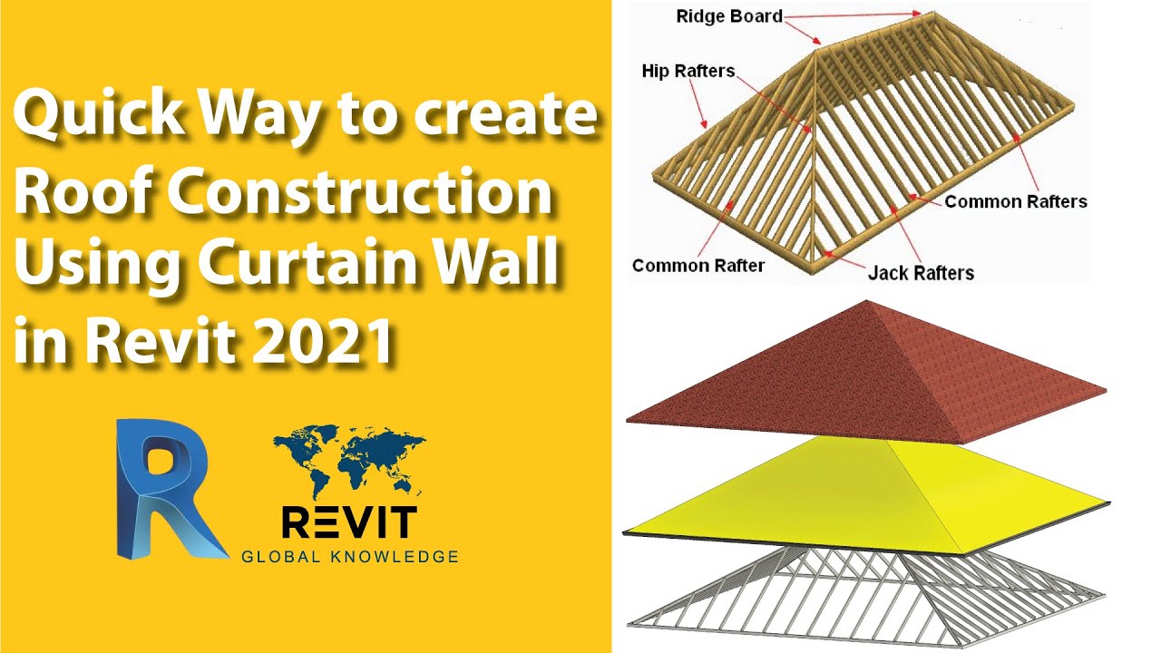 Tip & Tricks - Roof Structure using Slop Glazing in Revit