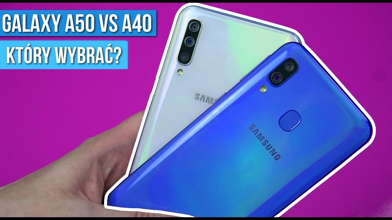 Samsung Galaxy A50 vs A40 - Porównanie - Czy WARTO DOPŁACAĆ do A50? / Mobileo [PL]
