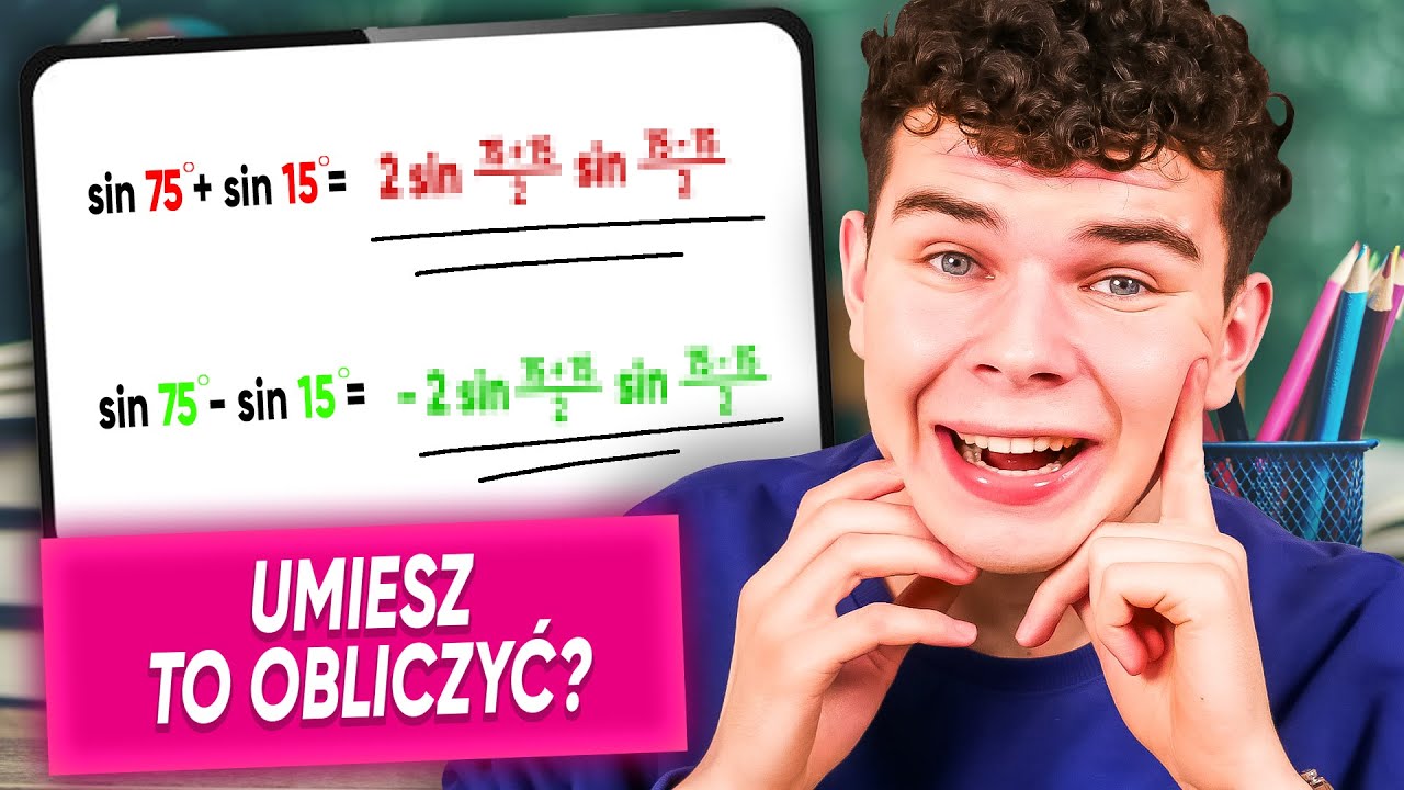 Najlepszy sposób na SUMY I RÓŻNICE FUNKCJI TRYGONOMETRYCZNYCH