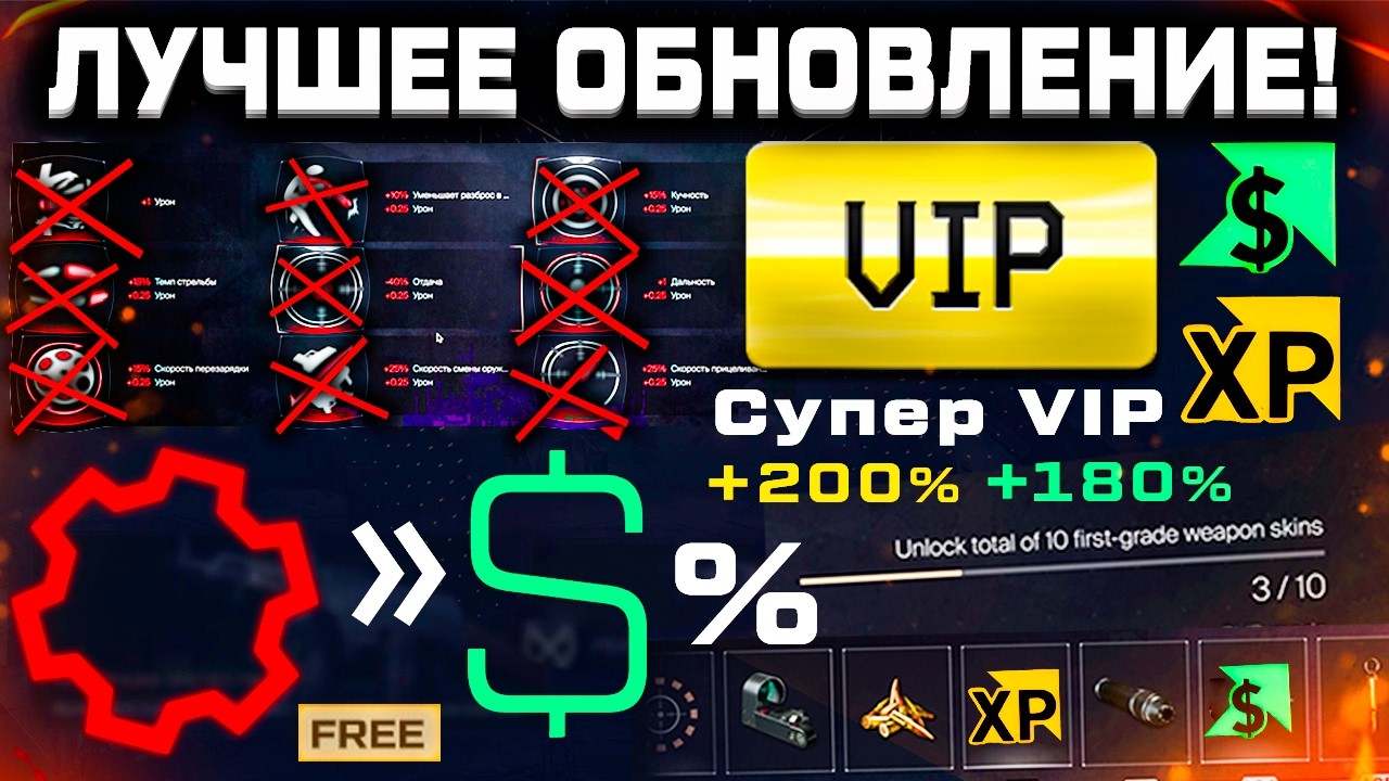 ВОЗВРАТ СУПЕР VIP ДАТА УДАЛЕНИЯ МОДОВ WARFACE - Компенсация за Детали