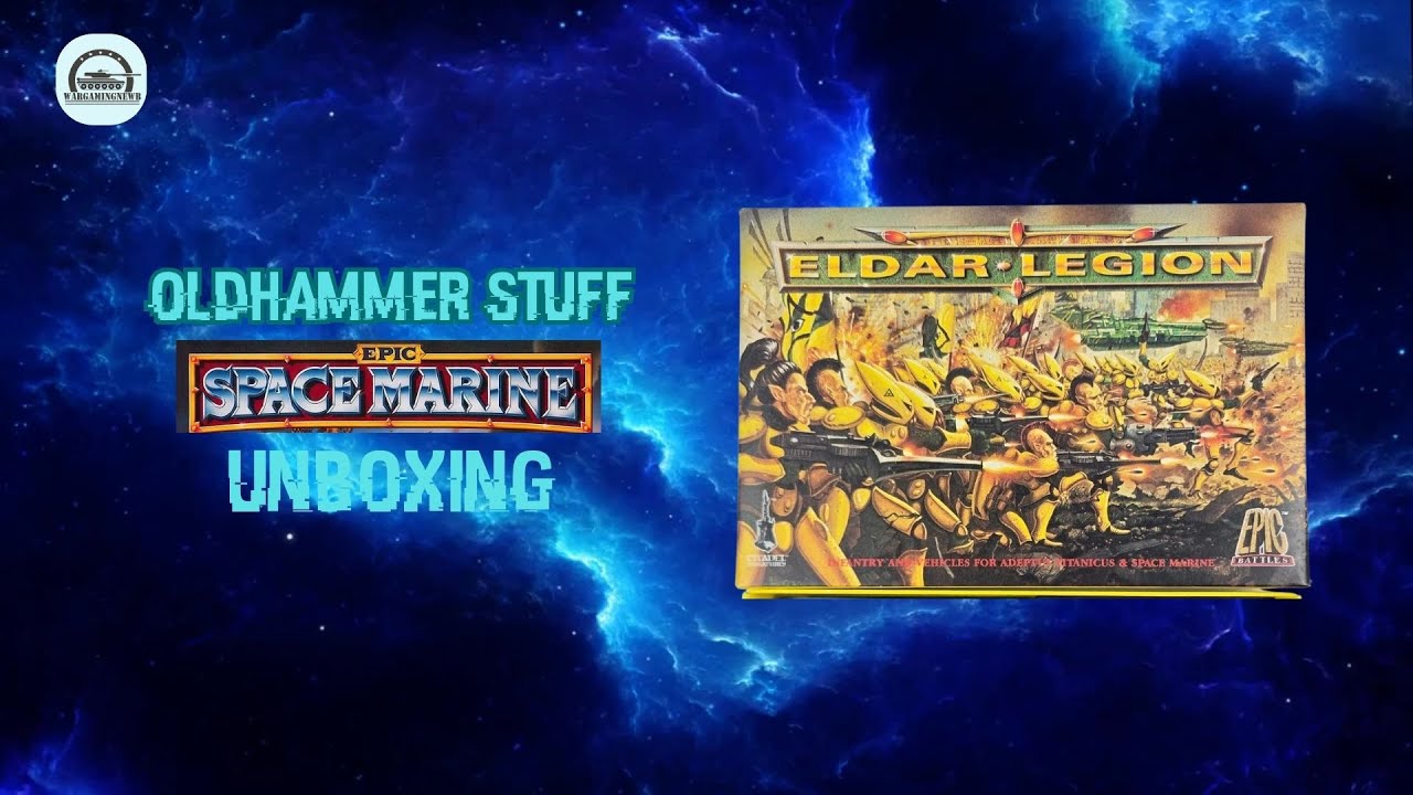 Oldhammer Unboxing: Space Marine Epic Battles Eldar Legion #warhammer40k