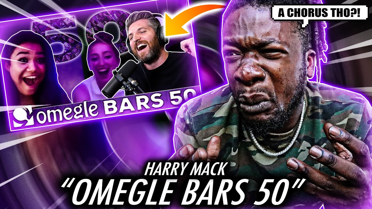 HE MADE A CHORUS THO?! | THE BIG FIVE-OH!!! | Harry Mack Omegle Bars 50 (REACTION)