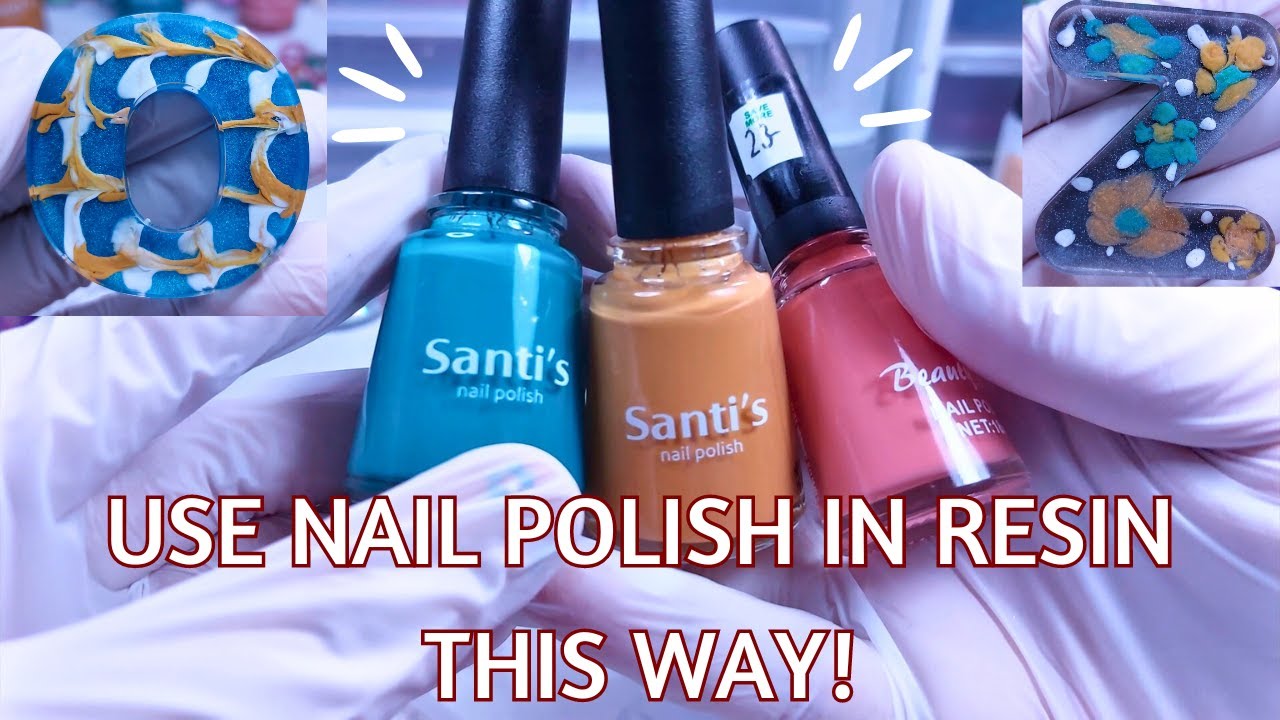 You will Never Use Nail Polish same way again in Resin after watching this • resin crafts and crafts