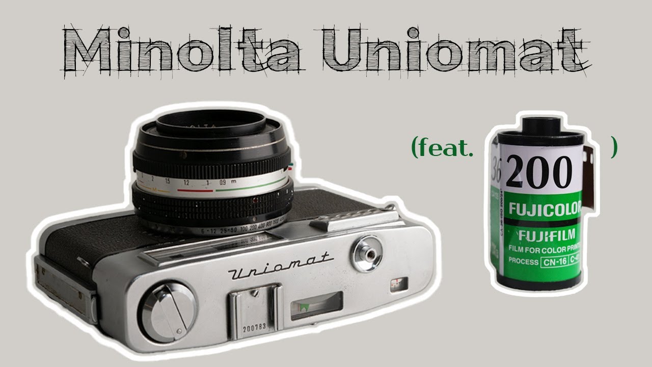 필름카메라 언박싱 / 미놀타 유니오멧 Minolta Uniomat / 후지필름 c200