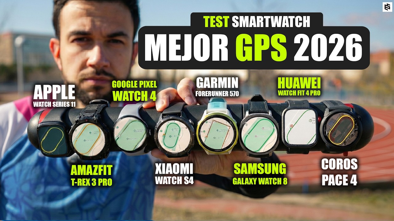 COMPARO los MEJORES GPS de SMARTWATCH de 2026