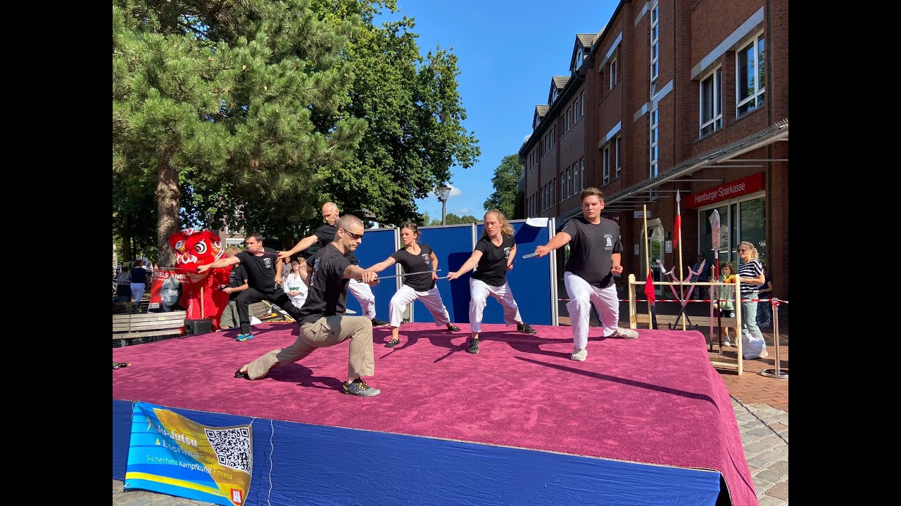 NTSV Ju-Jutsu und Giron Escrima - Demo in Niendorf, Hamburg am 05 09 2021