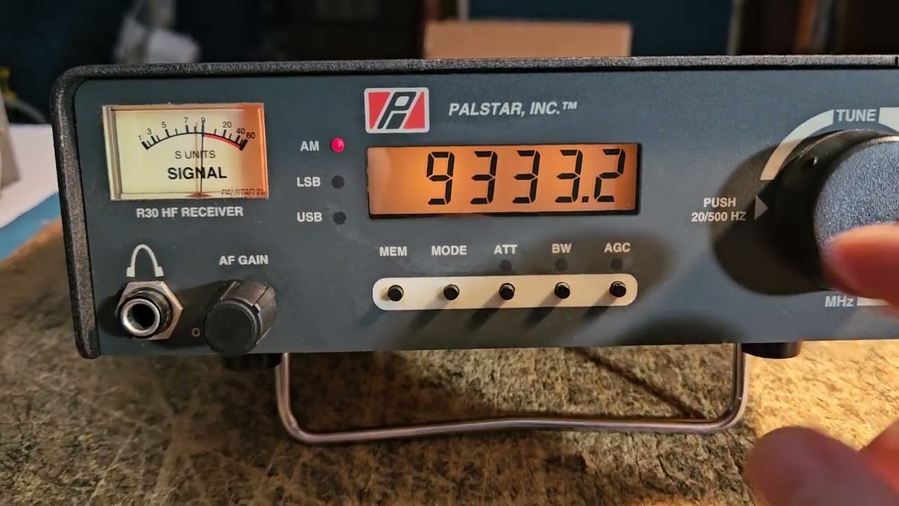 PALSTAR R30 - WORLD BAND AM/SSB-CW HF RECEIVER ON SHORTWAVE