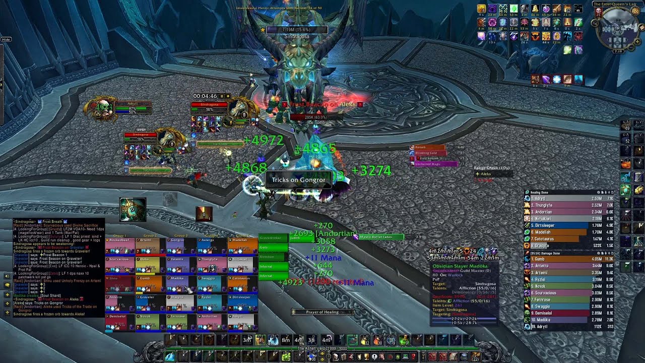 Heroic Sindragosa (ICC 25m) - Holy Priest POV