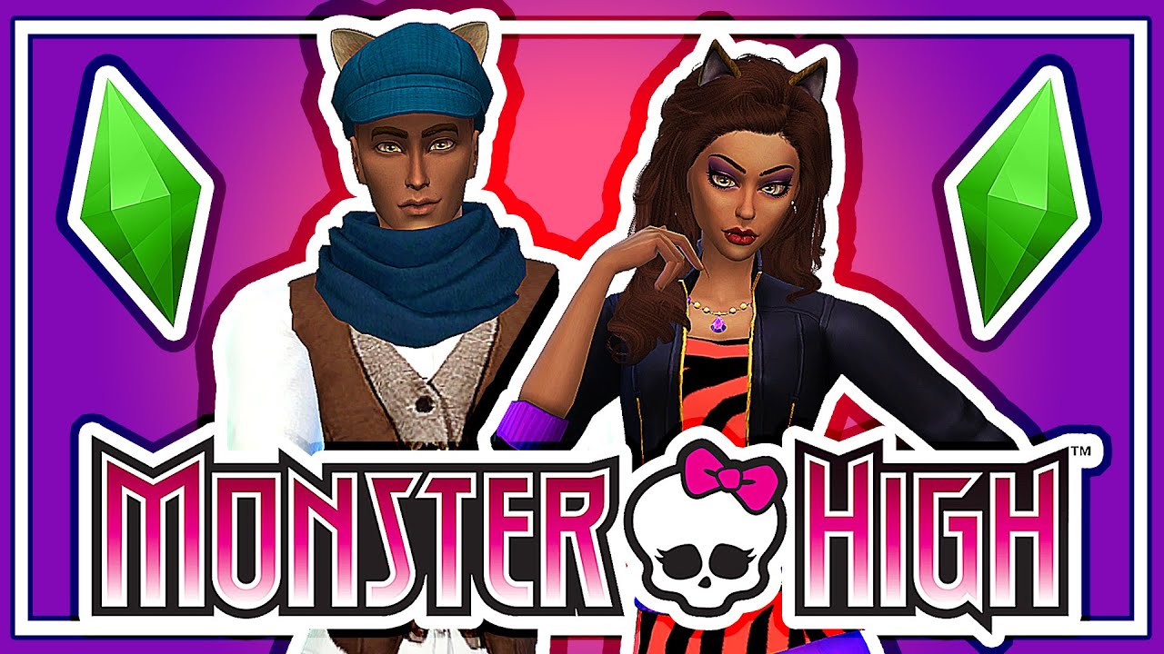 The Sims 4: Create a Sim | Clawdeen and Clawd Wolf // Monster High Inspired