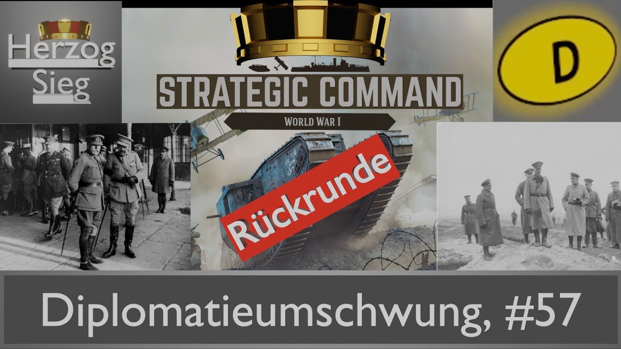 Strategic Command WW1: Entente, vs Duedman, Multiplayer Lets Play, #57 Diplomatieumschwung