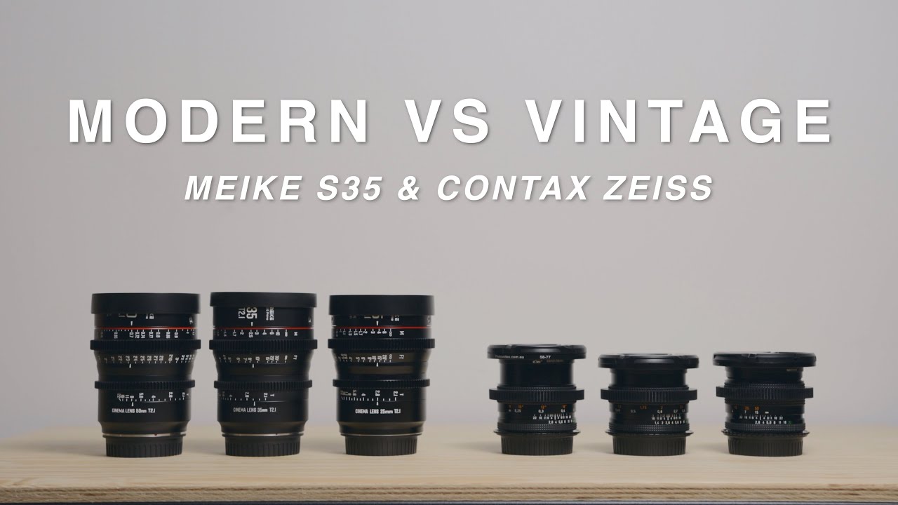 CONTAX ZEISS VS MEIKE S35 | Comparison between Vintage & Modern Lenses for Filmmaking ( BMPCC 6K )