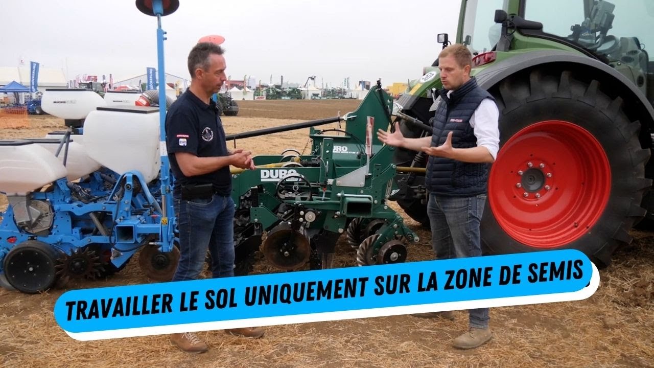 Diminuer le travail du sol en travaillant uniquement la zone de semis : le strip-till de chez DURO