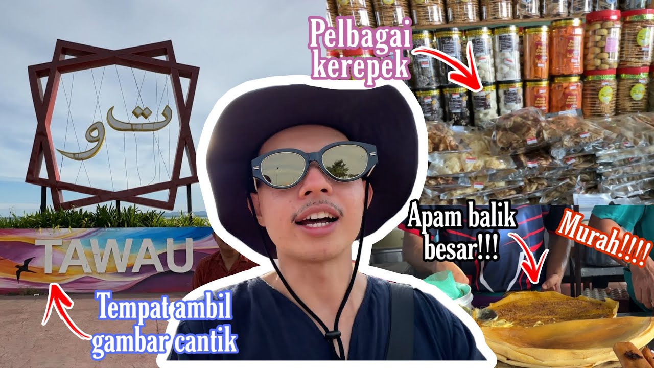 Jom jalan-jalan di BANDAR TAWAU - Vlog Sabah PART 3