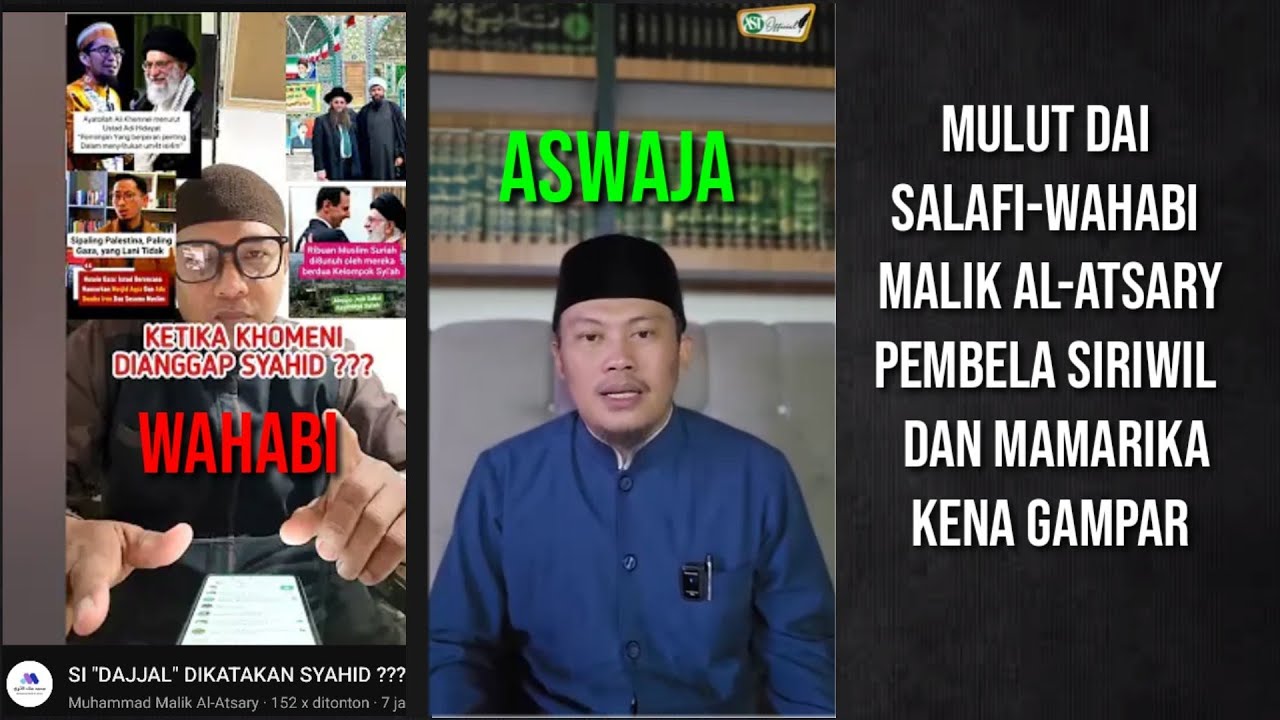 Da'i Wahabi Kena Sleding Ustadz Ahmad Syahrin Thoriq Karena Memfitnah Iran dan Ali Khamenei