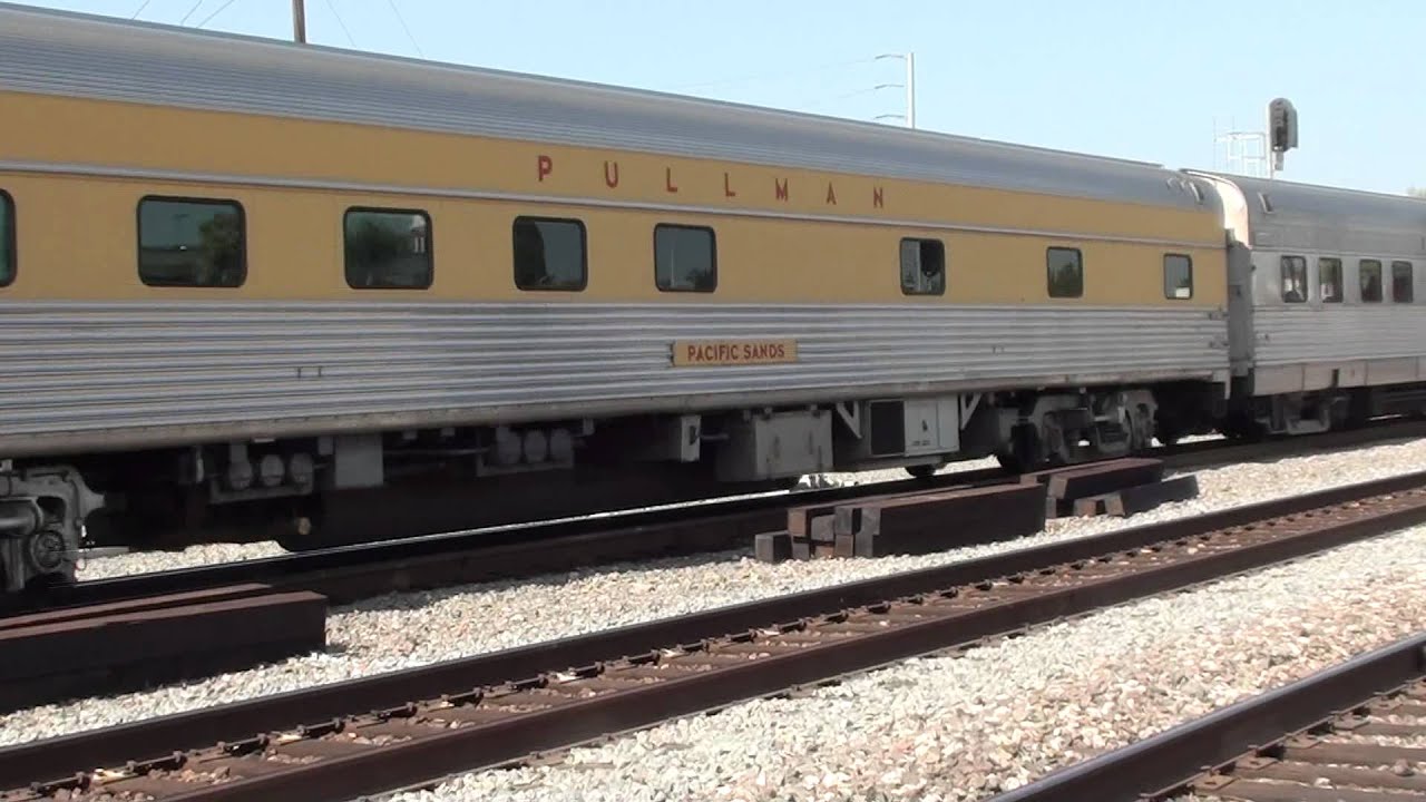 Santa Fe 3751 & AMTK 66 Passing through Fullerton 5/14/12 HD