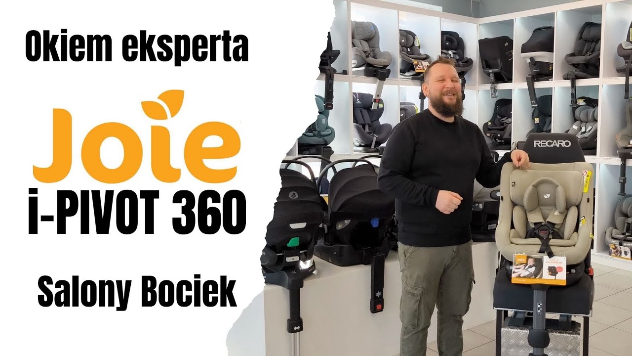 Joie i-Pivot 360 - fotelik obrotowy do 21 kg / 105 cm okiem eksperta - Bociek.eu