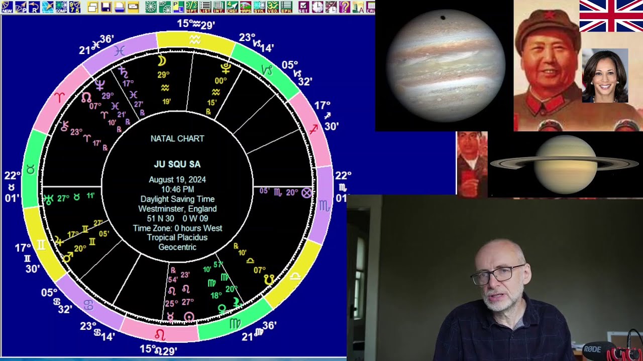 Astrology Wk Aug 17/18 24 ALL 12 SIGNS Jupiter Saturn square