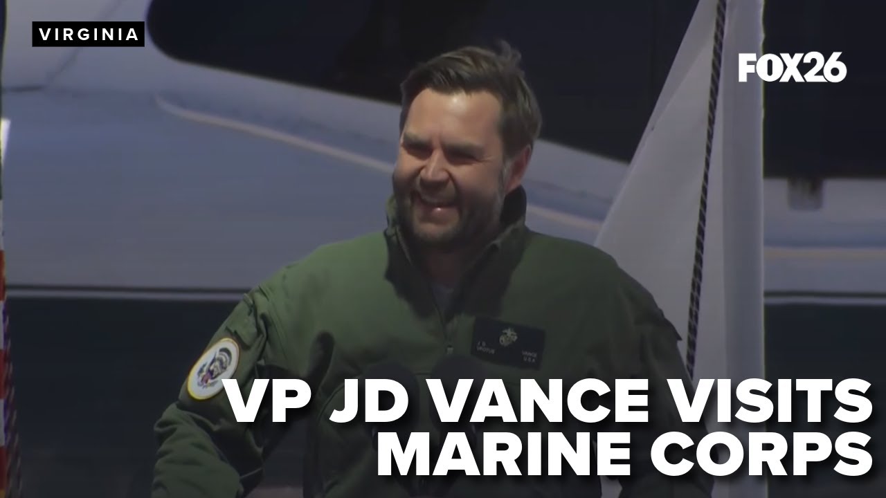 JD Vance in Quantico, Virginia