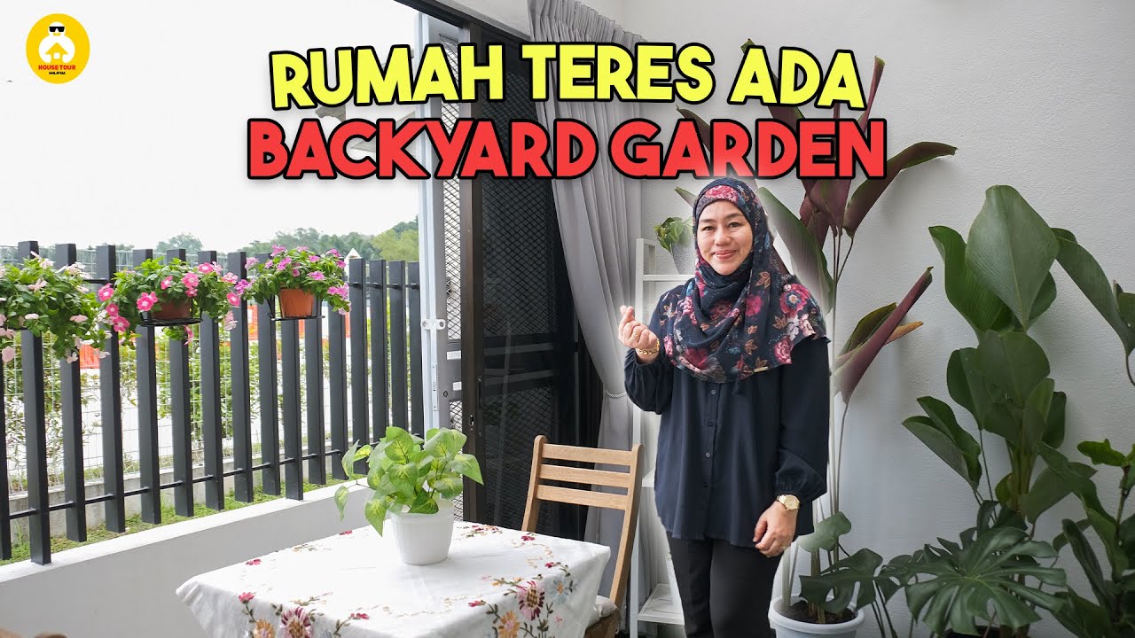 HOUSE TOUR EP 74 : RUMAH SKY BLUE EROPAH MODEN, BACKYARD COZY SANGAT!
