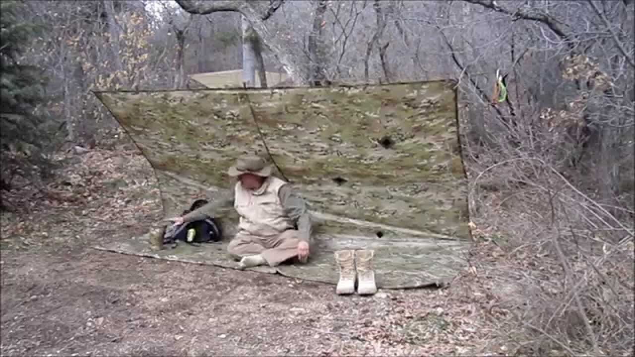 8 Square Tarp Set Ups -Knot and Tarp Tips