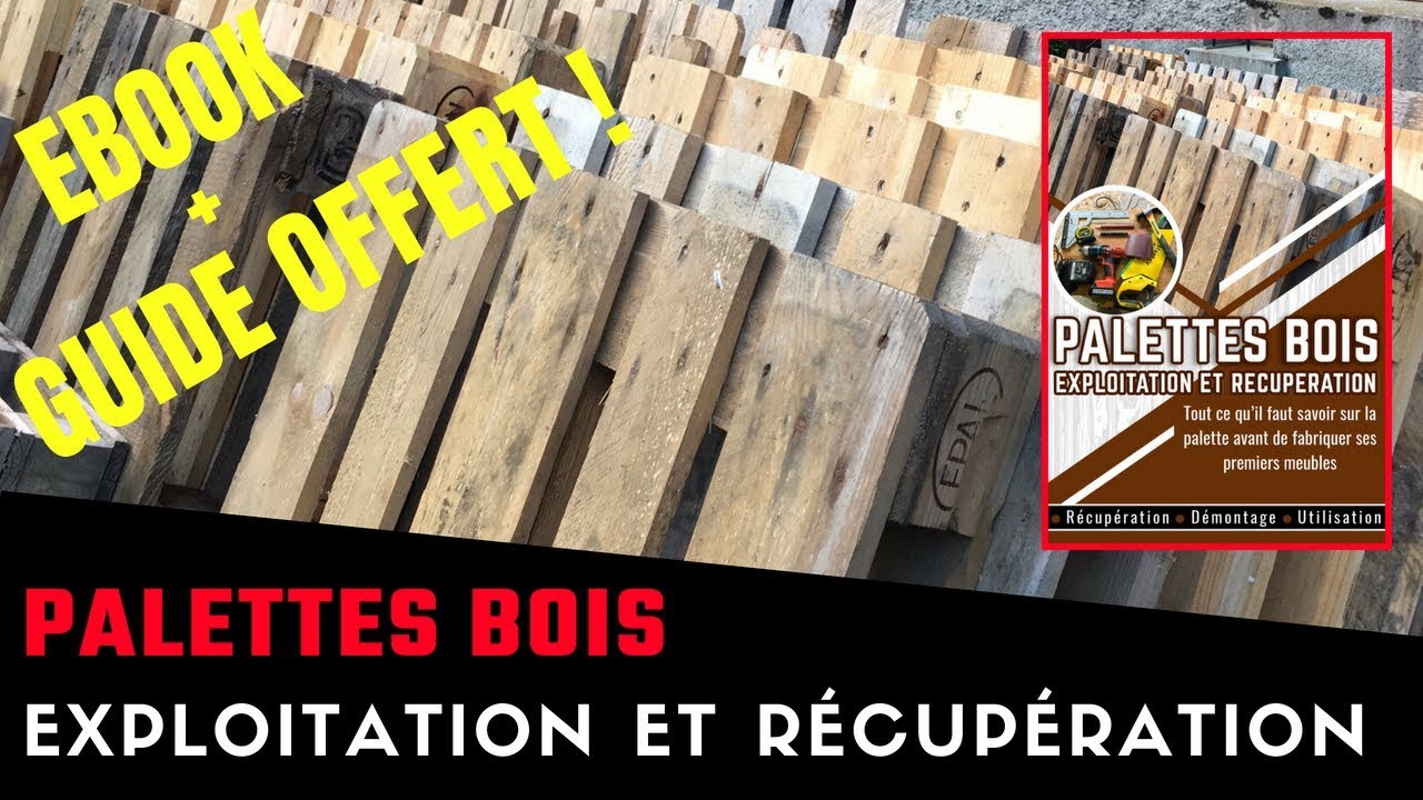 Palettes bois: Exploitation et Récupération! EBOOK + GUIDE OFFERT