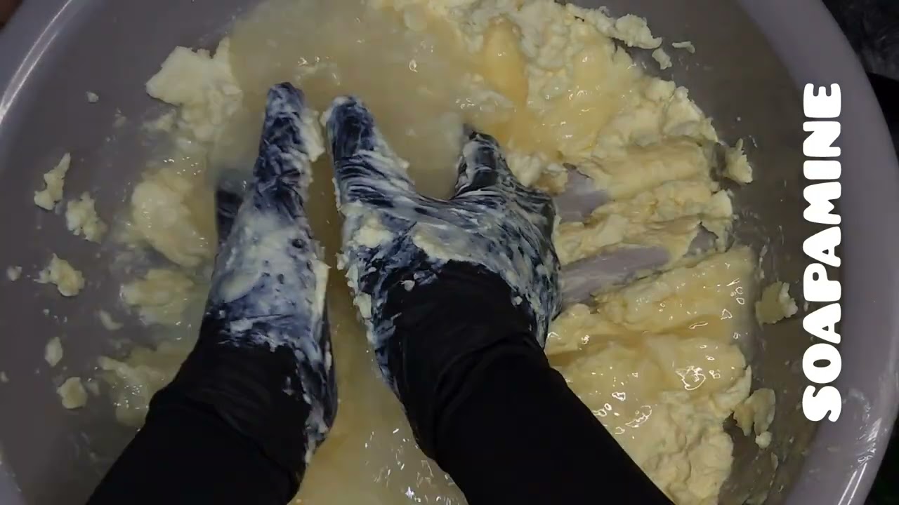 💛🌼 ASMR Soaked Soap - Lifebuoy yellow/мыловидео/الصابون/สบู่ 🌼💛