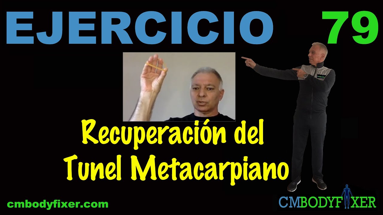 79. Ejercicio para la recuperación del Tunel Metacarpiano.