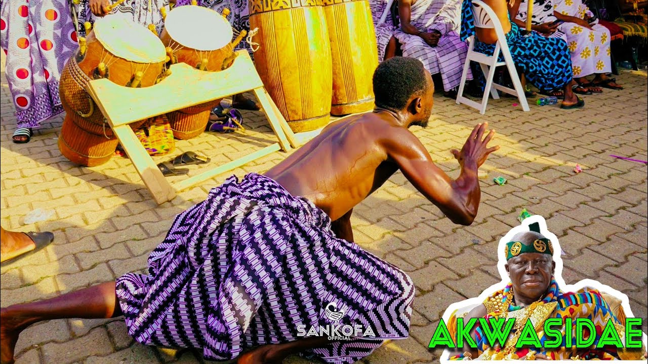 History Unfolds at Akwasidae: A Beautiful  Dance Display at Manhyia. #culture #culturalheritage.