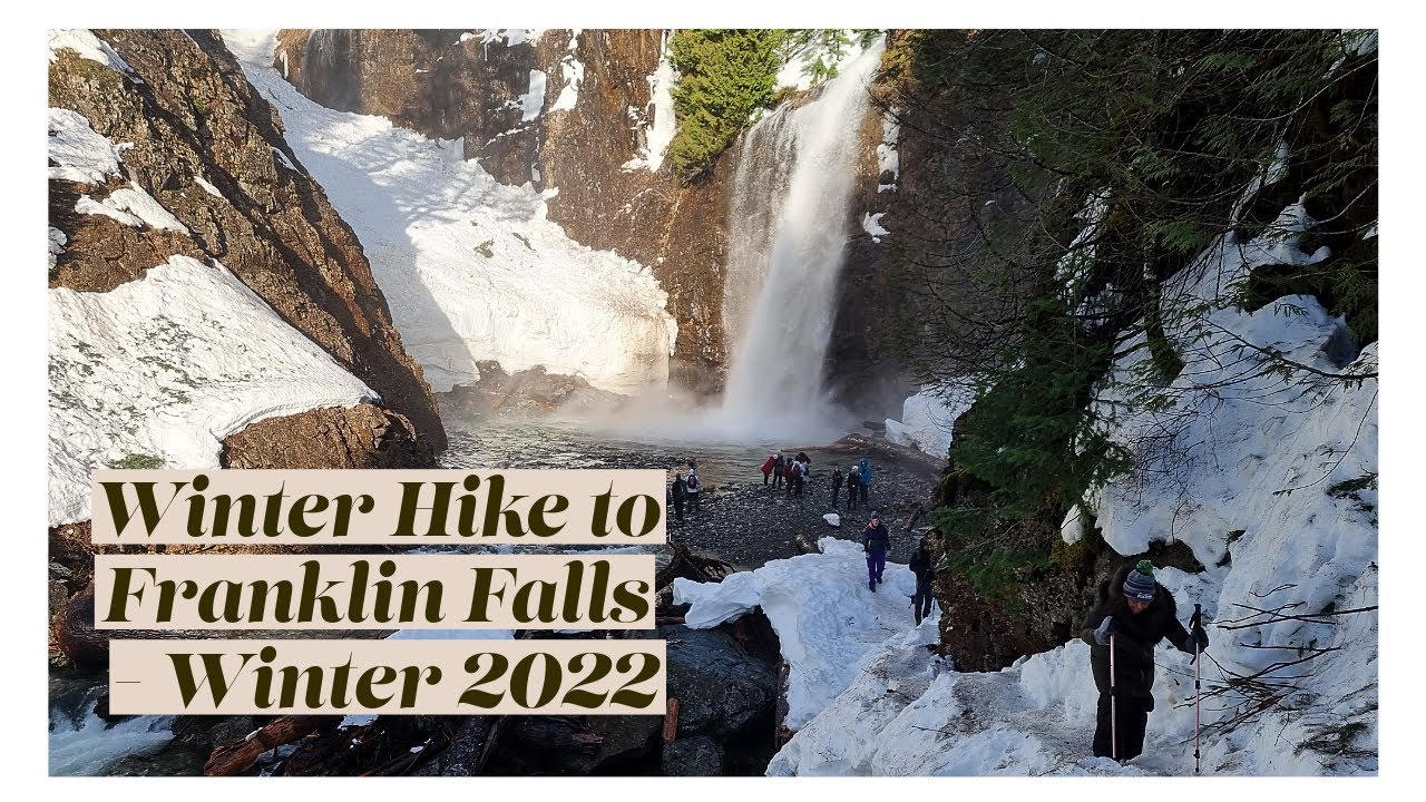 Winter hike to Franklin Falls | Jan 2022 (4K video)