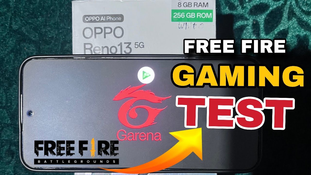 OPPO RENO 13 5G FREE FIRE GAME TEST MOBILE 90FPS
