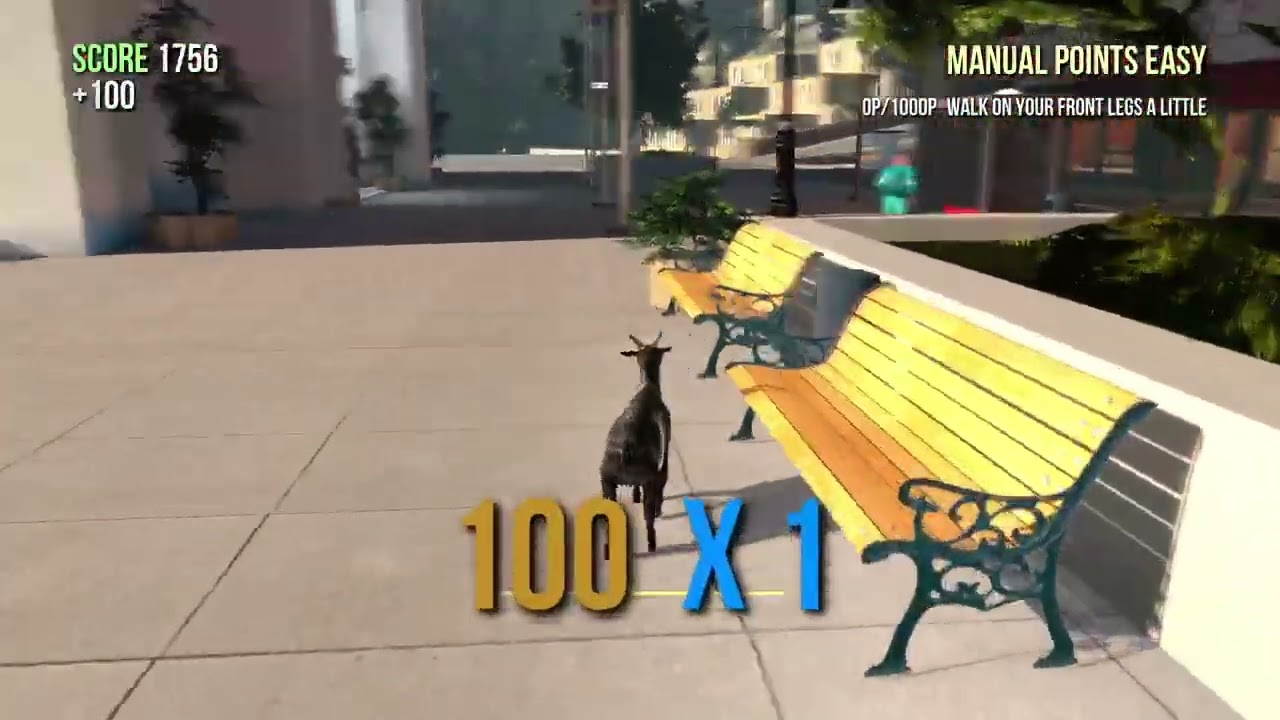 Goat simulator 1 stream.