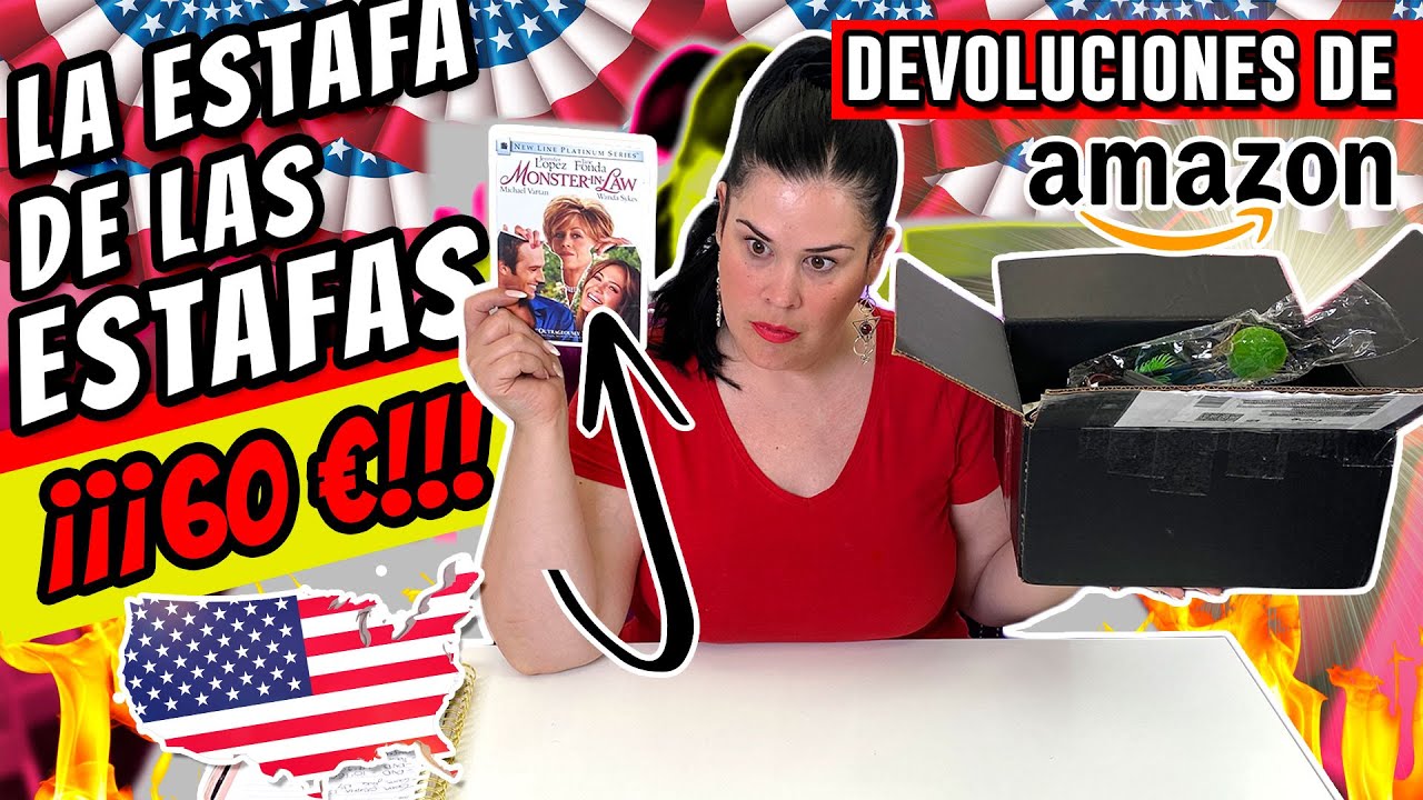 💲60 La ESTAFA de las ESTAFAS 🤦 COMPRÉ una CAJA de DEVOLUCIONES de AMAZON 😠 CAJA MISTERIOSA