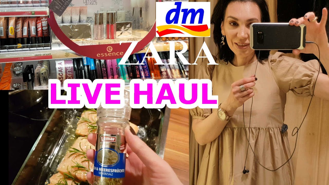 DM ZARA C&A LIVE HAUL 2020 🛍 DM Neuheiten + Lachs REZEPT von Natali NordBeauty
