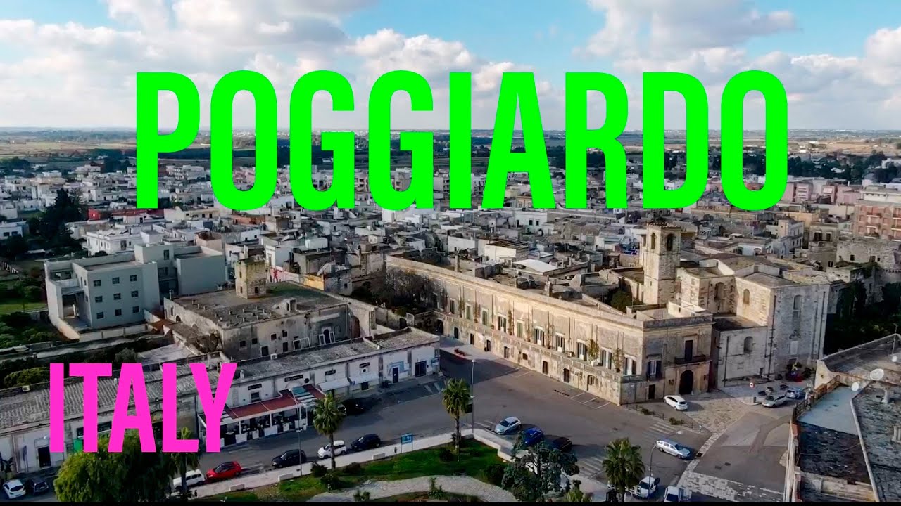 POGGIARDO: PROVINCIA de LECCE, REGIÓN de PUGLIA, ITALIA/DRONE!!!