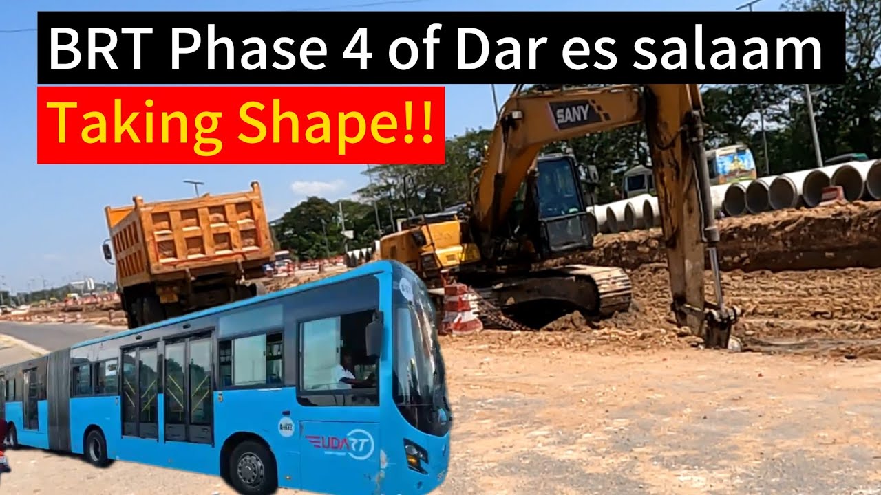 Inside Dar es Salaam Mega Roads Construction that will change the City Outlook //BRT PHASE 4