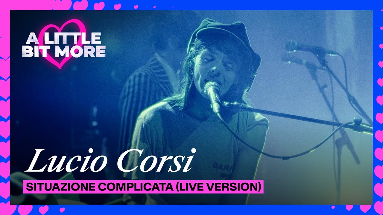 Lucio Corsi - Situazione complicata (Live Version)  | Italy 🇮🇹 | #EurovisionALBM