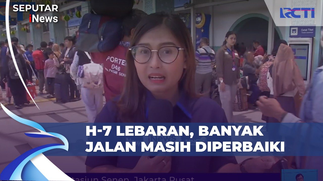 Stasiun Pasar Senen Sudah Diramaikan Pemudik, Tol Pejagan Mulai Padat | SIS 13/3