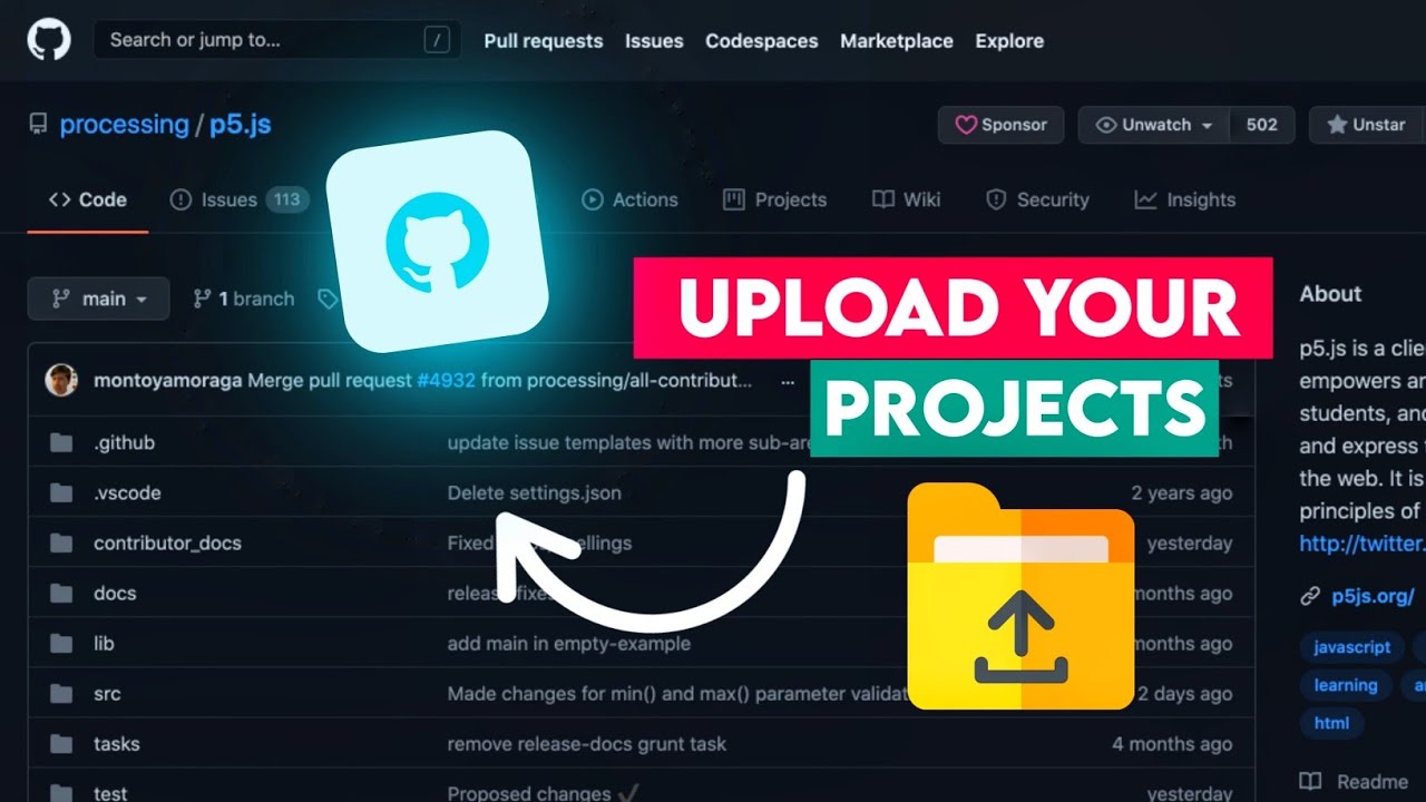 How to Upload files/folders/projects on github repository tamil @TechMagazine