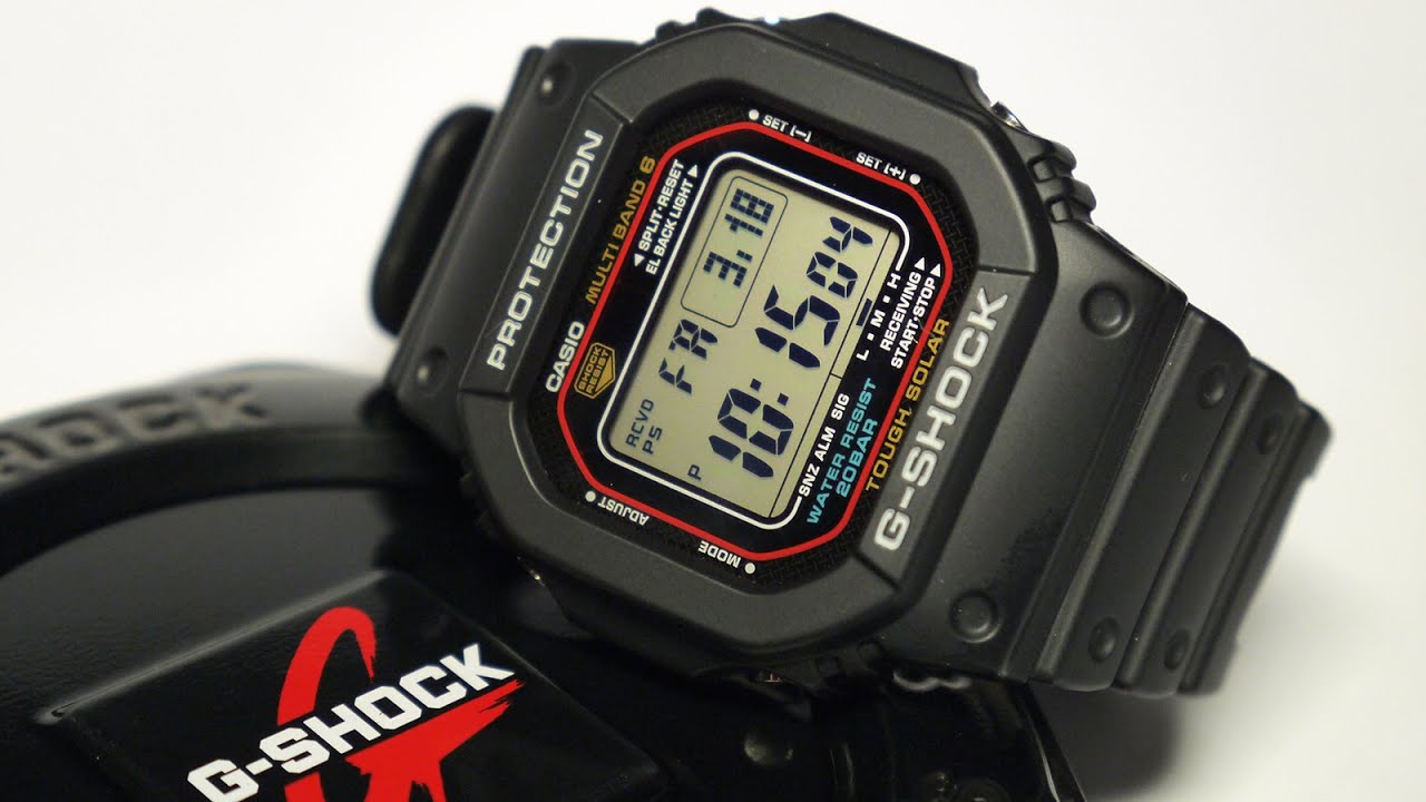 Casio G-Shock GWM-5610-1 Tough Solar Atomic Timekeeping Watch