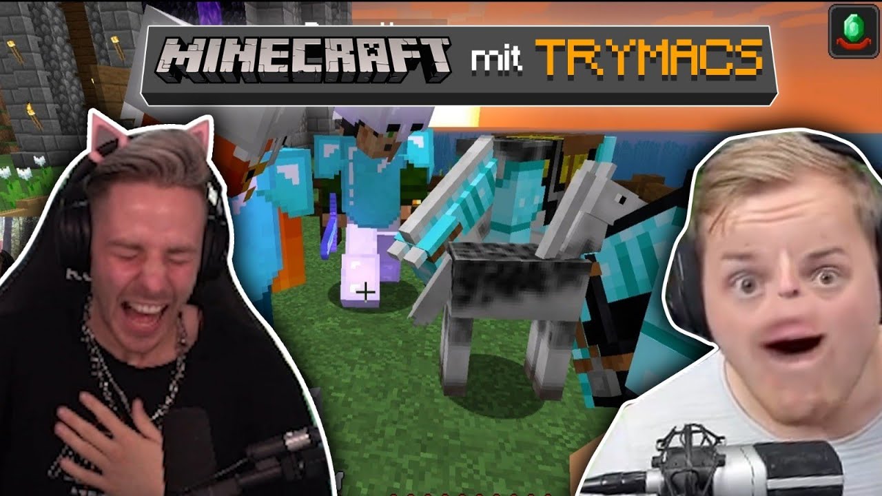 TRYMACS wants to breed HORSES in Minecraft (and can't do it lol) - MINECRAFT WITH TRYMACS!