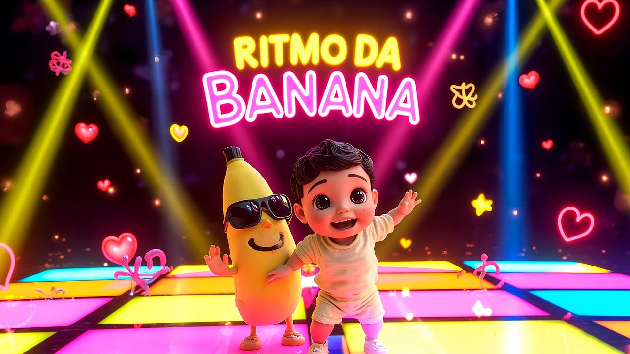 O Ritmo da Banana! 🍌🔥 As Crianças Vão AMAR Essa