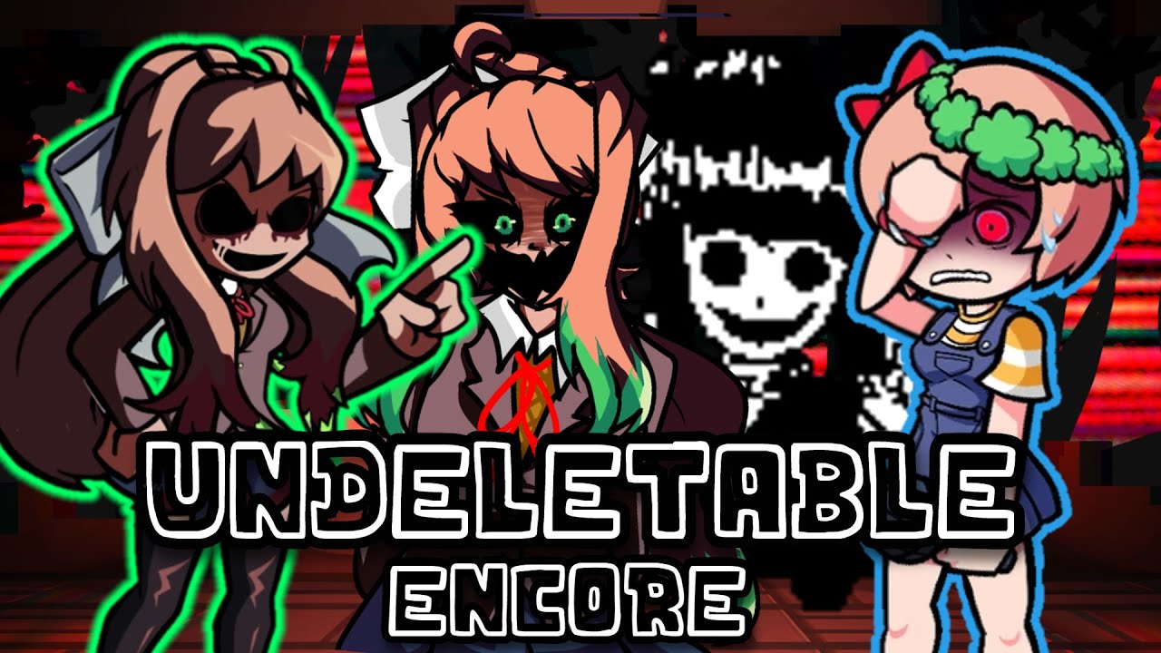 GET OUT OF MY HEAD!!! | Undeletable Encore But It's Monika.exe Vs. Sayori - FNF Cover