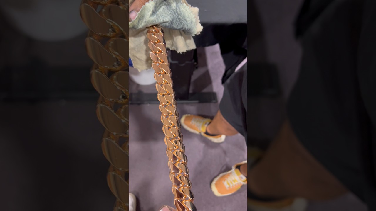 INSANE 10k 🌹gold KILO MIAMI Cuban link from SCRATCH! #gusvillajewelry #cubanlinkchain