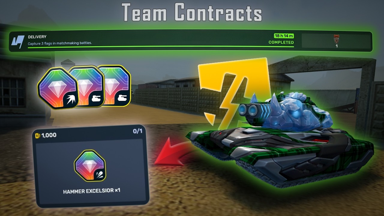 Tanki Online - Team Contracts Event | Getting 4 Excelsor's Augmets