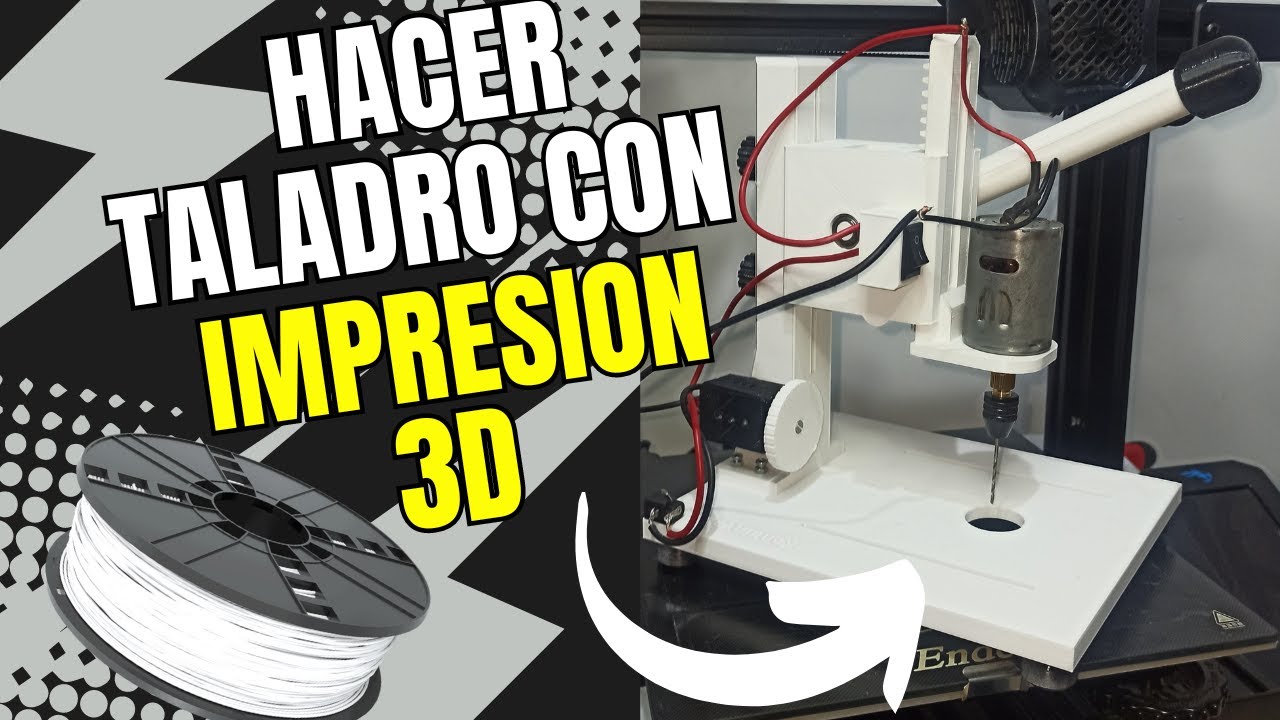 COMO HACER UN TALADRO DE BANCO CON IMPRESO 3D | Proyecto