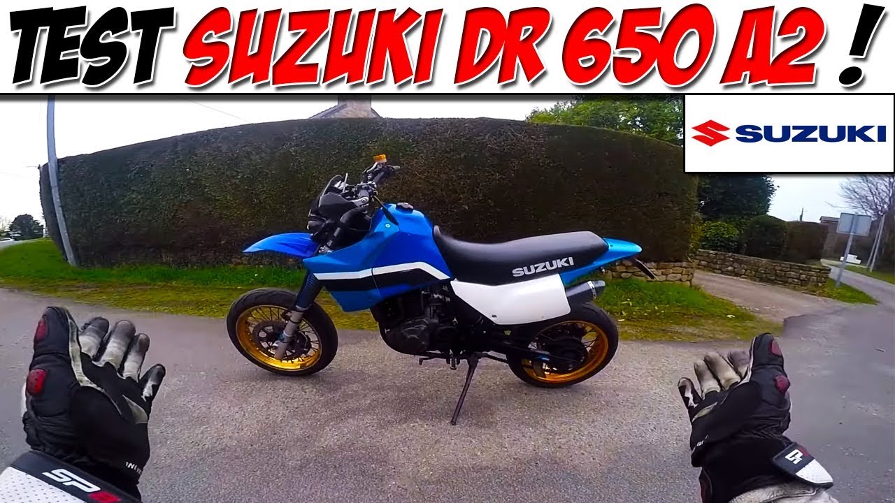 #Moto Vlog 76 : TEST SUZUKI DR 650 / A2 / UN SM PETIT PRIX !