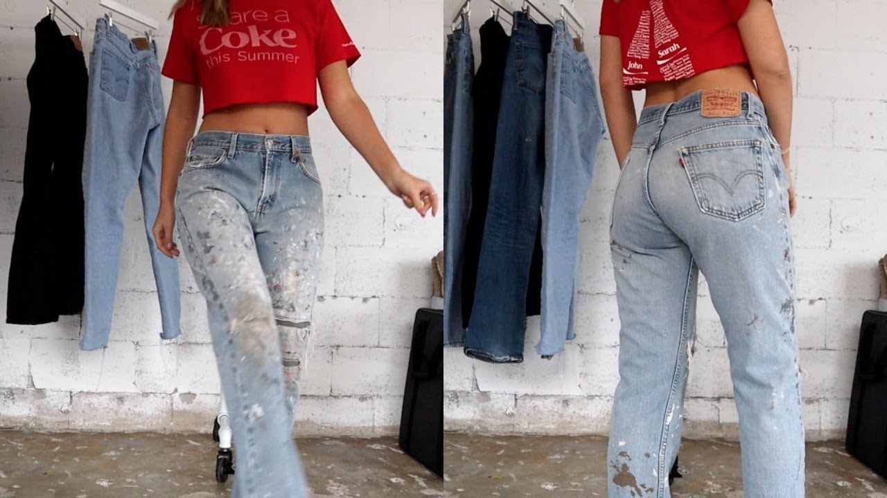 Best fitting vintage Levi's jeans! (Thrift haul + collection)