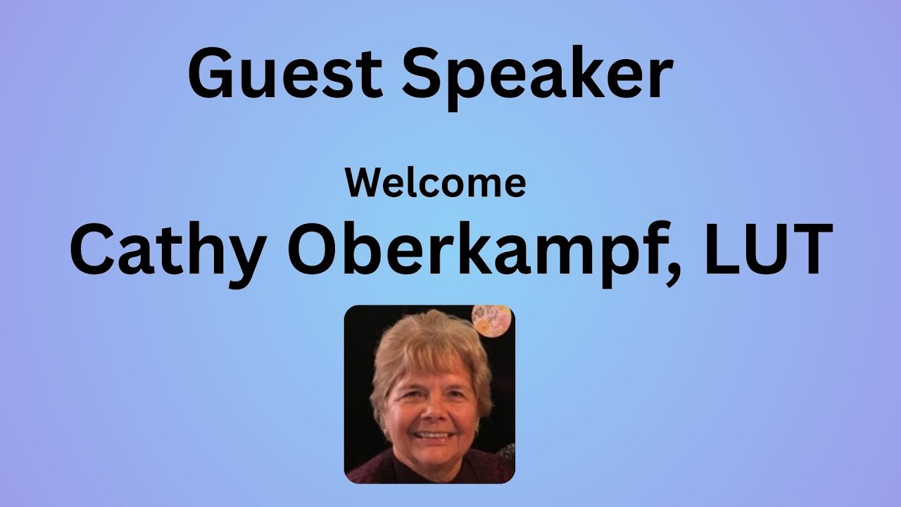 Guest Speaker Cathy Oberkampf, LUT