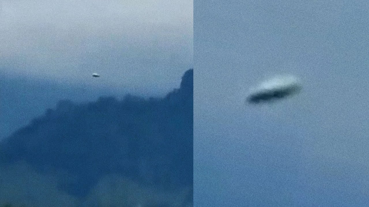 Disc shaped UFO spotted in Manizales, Colombia, May 2023 👽